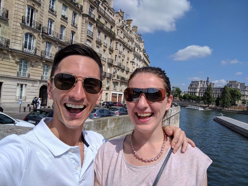 Ian and Sara in Venice after graduating college.